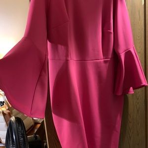 Eloquii Flare Sleeve Scuba Dress